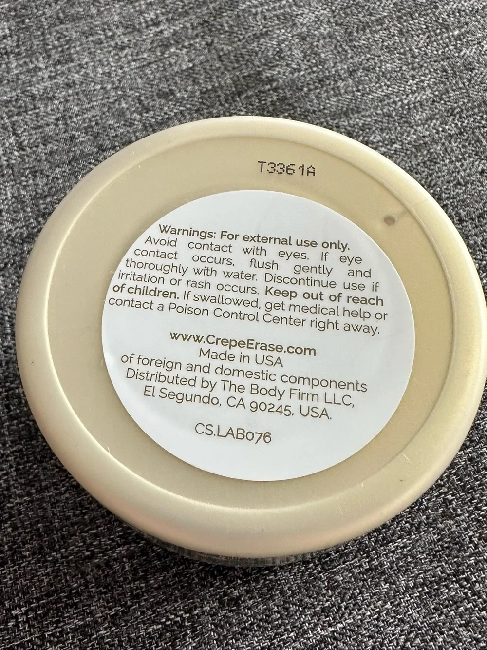 NEW Body Firm Crepe Erase Advanced Body Repair Treatment 3.3oz